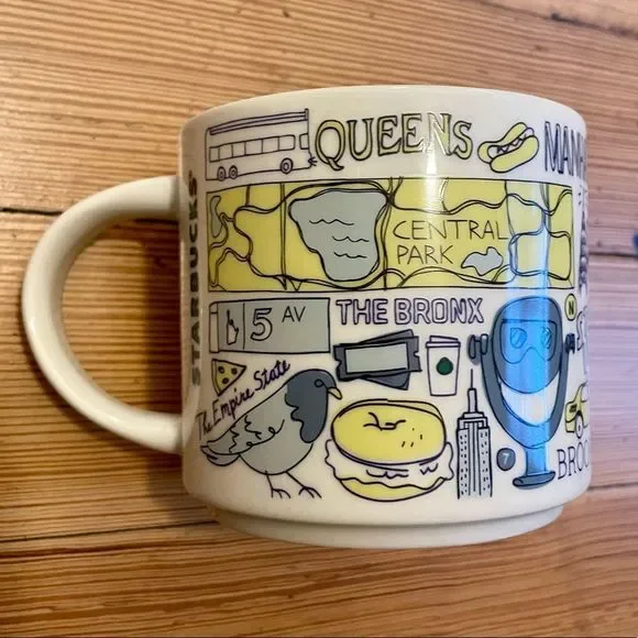 Starbucks Been There/ Across The Globe Collection 14oz ceramic mug.New York City - Picture 7 of 8